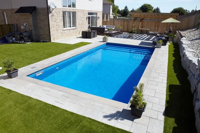 In-Ground Vinyl Pool project by Aqua Splash, Inc.