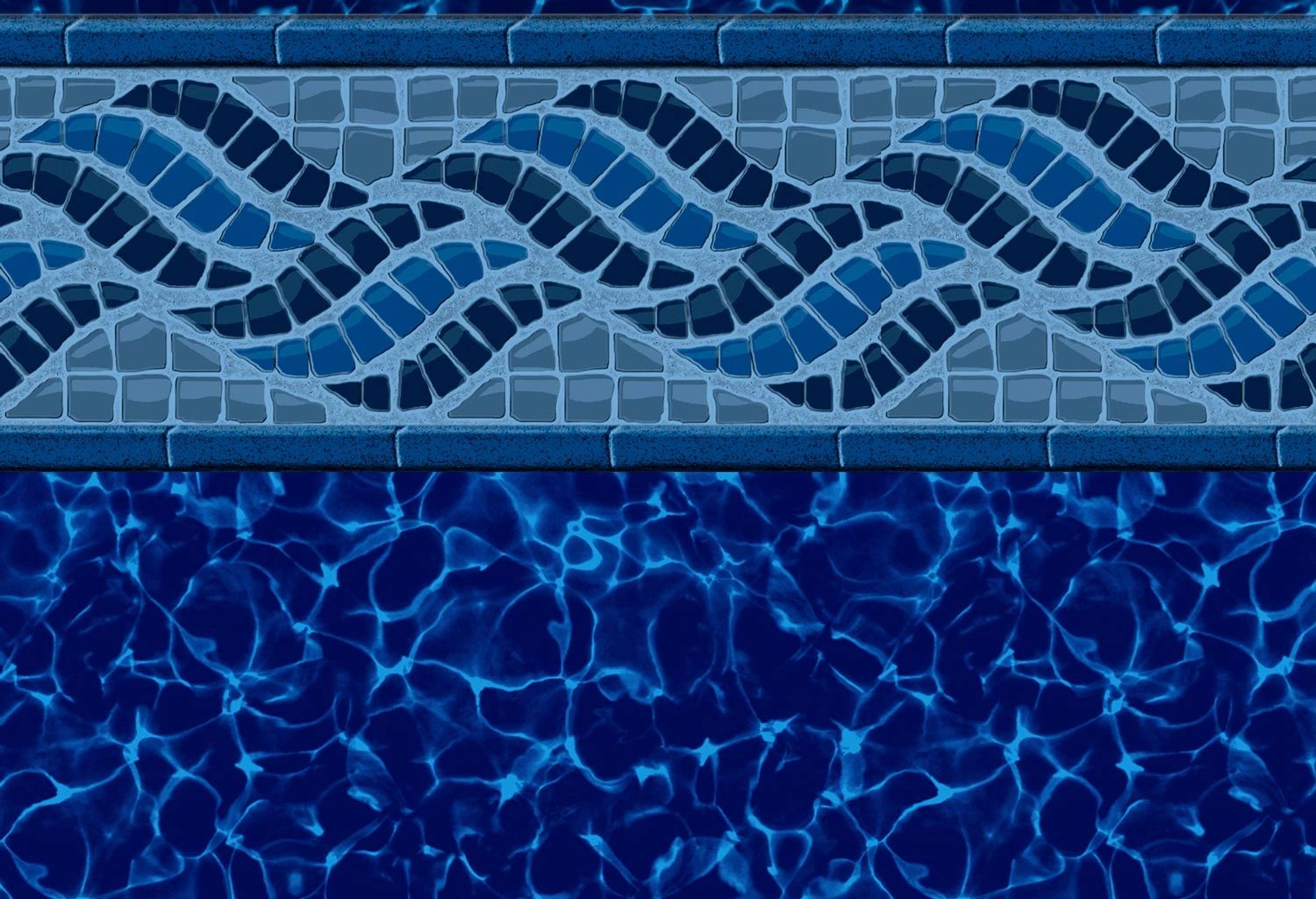 Summerwave / Cobalt Fusion vinyl pool liner pattern