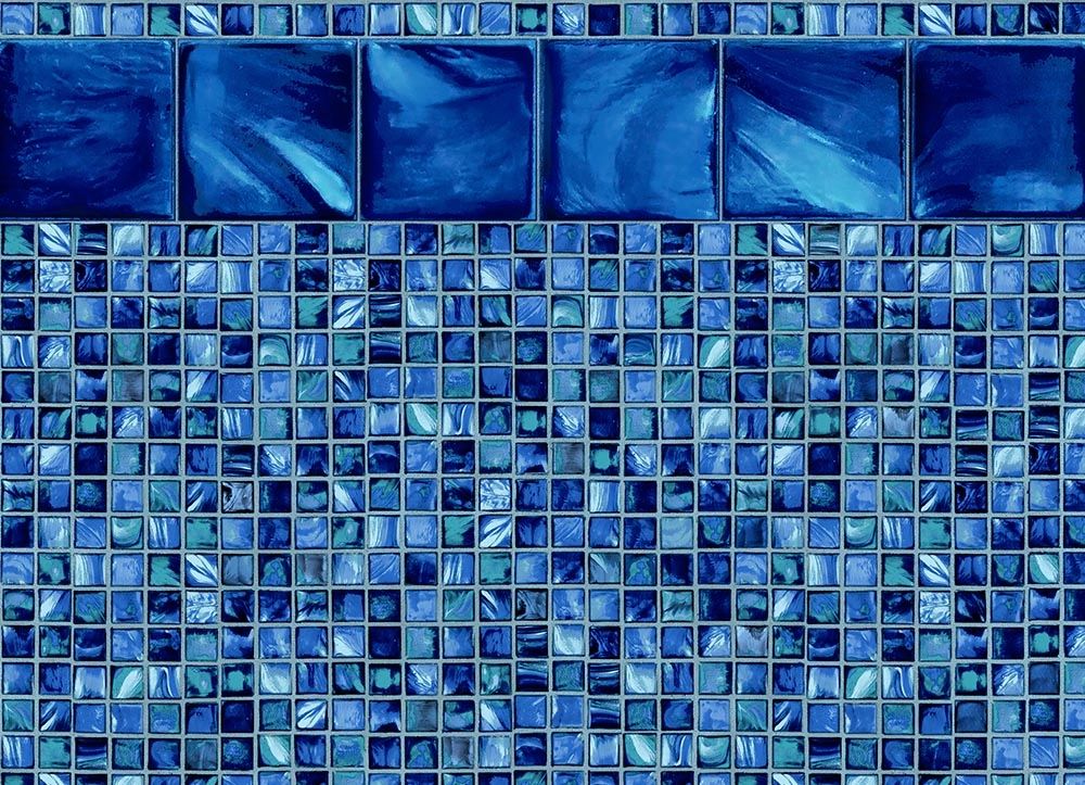 Tulum / Mayan Mosaic vinyl pool liner pattern